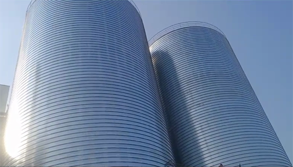 富蕴2座混凝土高架卷板仓