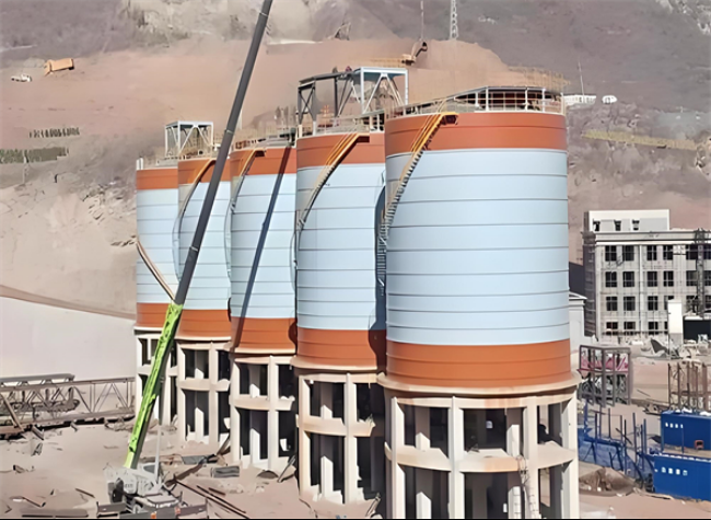 富蕴高架钢板仓